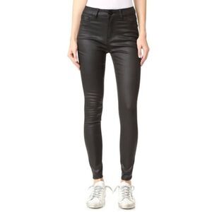 DL1961 No. 1 Trimtone Skinny Jeans Chasm Wash Black Size 26 Jessica Alba JA x DL